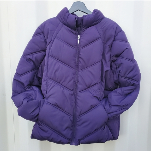 Athletic Works Jackets & Blazers - Athletic Works Purple Puffer Jacket